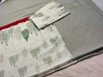 SNOWY PINE BLISS BORDER BEDSHEET
