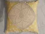 Sunshine Heart‑Lace Cushion Cover