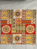 Vibrant Patchwork Mandala Cushion Cover
