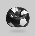 BLACK AND WHITE Soccer Football Bean Bag Cover Only
