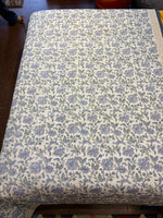 Blue Floral Elegance Table Cover