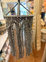Grey Macramé Dreamcatcher Lantern