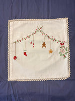 Holiday Hanging Charms Cushion cover