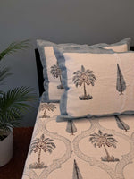 Palm Haven Luxe Jute Bed Cover