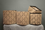 Boho Chevron Laundry/Storage Basket set-of-4