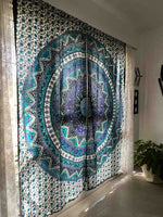 Oceanic Serenity Mandala Curtains