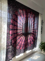 Twilight Rose Mandala Curtains