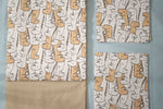 Dino Parade Premium Cotton Border Bedsheet – Whimsical Beige Border Design for Rooms