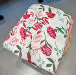 Coral Garden Charm – King Size Border Bedsheet Set