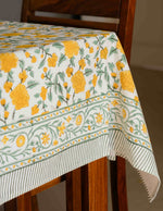 Marigold Meadow Tablecloth – Radiant Warmth for Your Dining Space