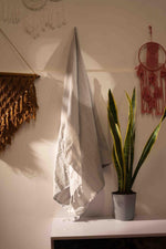 Sliver Blush Luxe Turkish Bath Towel – Premium Hammam-Style Cotton with Metallic Accents