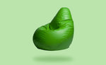 Parakeet-Green-Bean Bag-Tear drop shape with beans