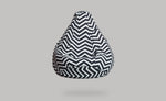 Zebro Cotton Bean Bag with Beans
