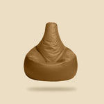 Light Brown Gamer Bean Bag with Beans