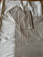 The Sandstone Stripe Border Bed Sheet Set