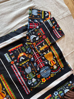 Midnight Tribal Tapestry Border Bedspread Set