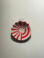 Candy Cane Spiral Sabai Wall Hanging