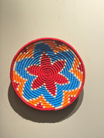 Crimson Sunburst Sabai Wall Hanging
