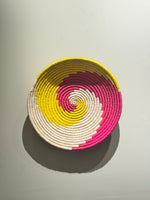Raspberry Swirl Sabai Wall Hanging
