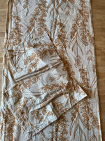 Golden Fern Oliver Super King Size Bedsheet