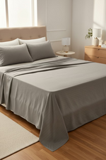 Silver Birch | Hotel Luxury Double Size Bedsheet Set