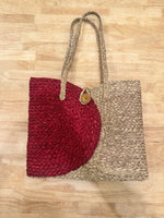The Crimson Crescent Tote