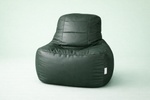 Dark Green Leatherette Rester Bean Bag – Premium Ergonomic Lounger Chair