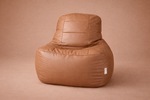 Tan Brown Leatherette Rester Bean Bag – Premium Ergonomic Lounger Chair