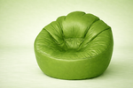 Sage Green Mudda Bean Bag – Premium Leather Seat