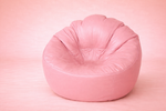 Pink Mudda Bean Bag – Premium Leather Seat