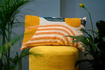Pink & Yellow Geometric Bliss Cushion Cover