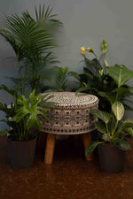 Royal Green BohoNest Ottoman (37*39 cm)