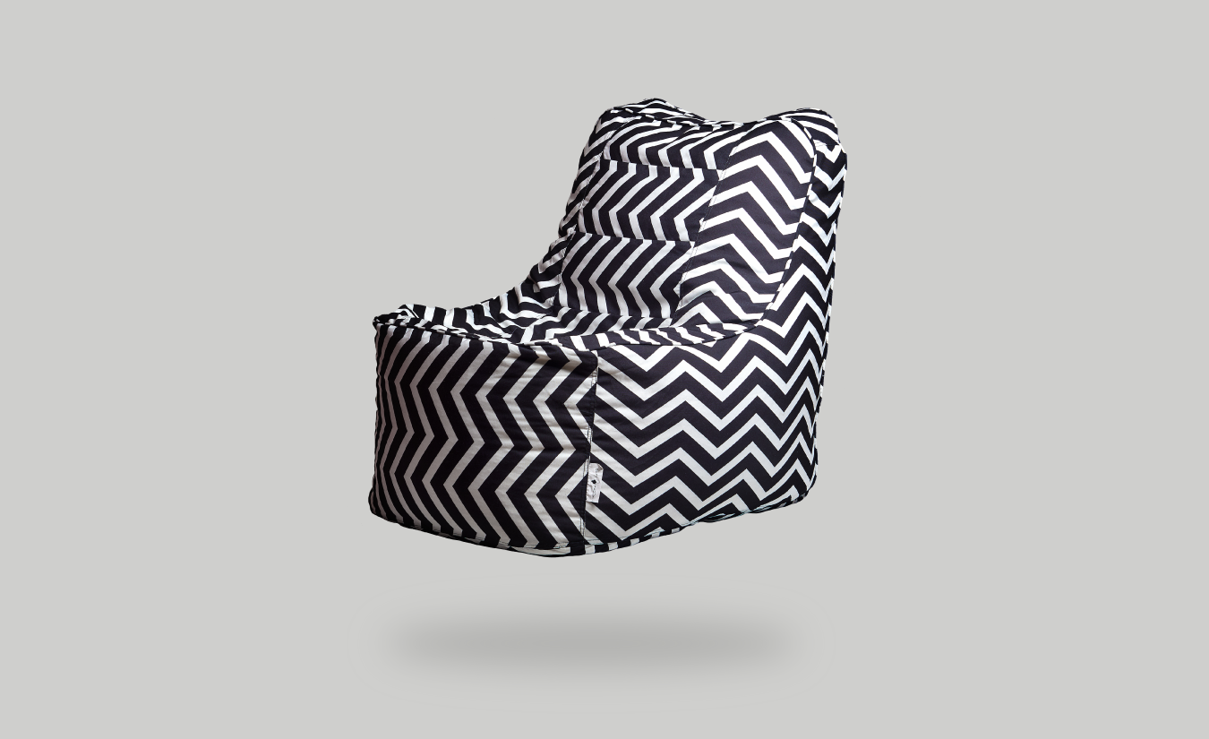 Zeebro Rester Bean Bag Chair with Beans – Premium Cotton Canvas Comfort