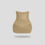 Beige Lounge Bean Bag – Luxurious Comfort in Leather Fabric