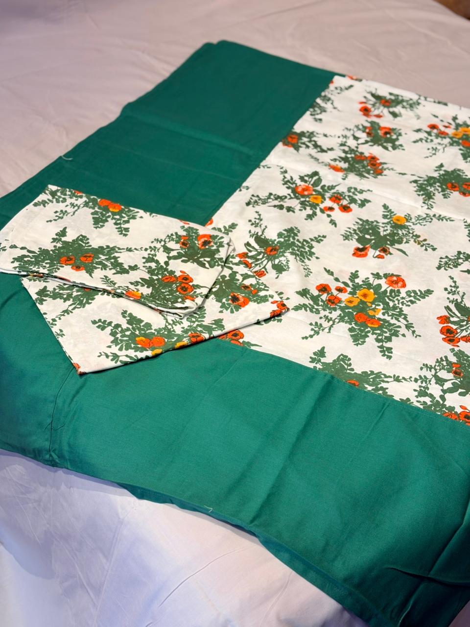 FOREST FLORAL ELEGANCE BORDER BEDSHEET