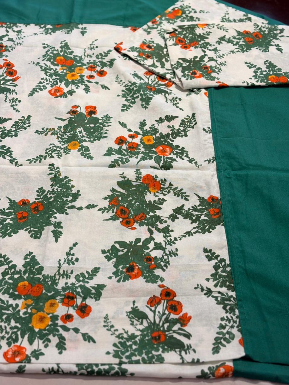 FOREST FLORAL ELEGANCE BORDER BEDSHEET