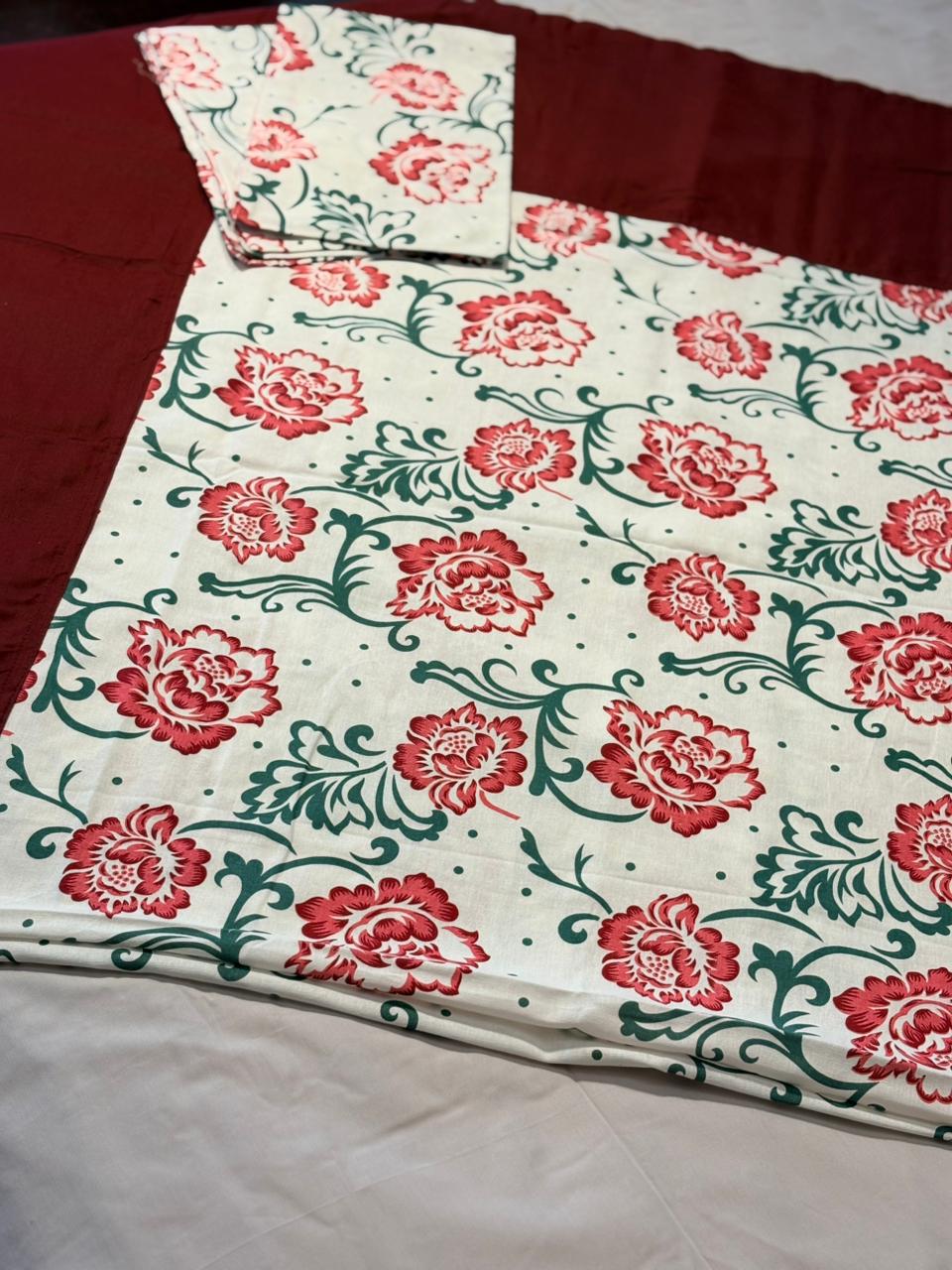 ROSEWOOD ELEGANCE BORDER BEDSHEET