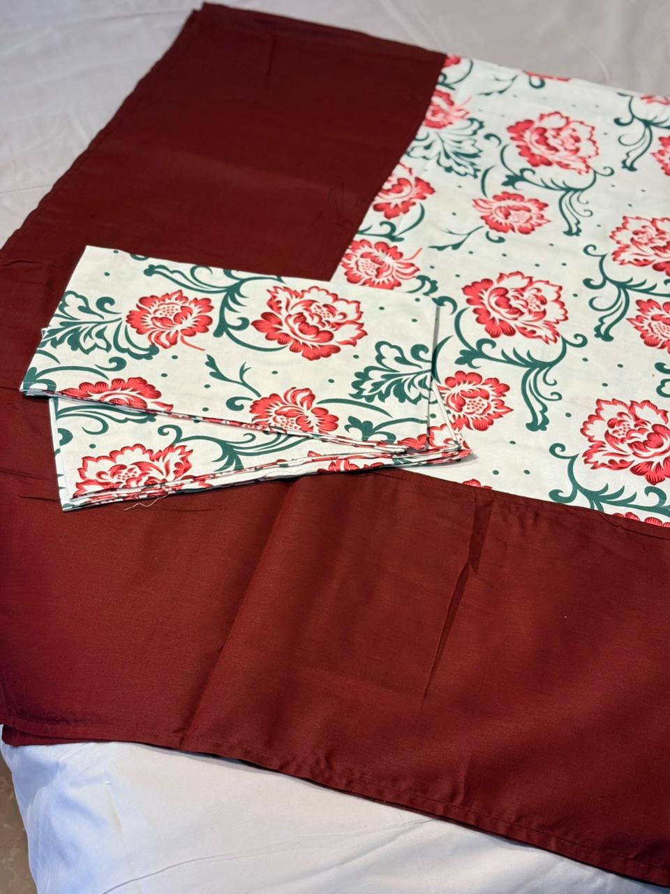ROSEWOOD ELEGANCE BORDER BEDSHEET