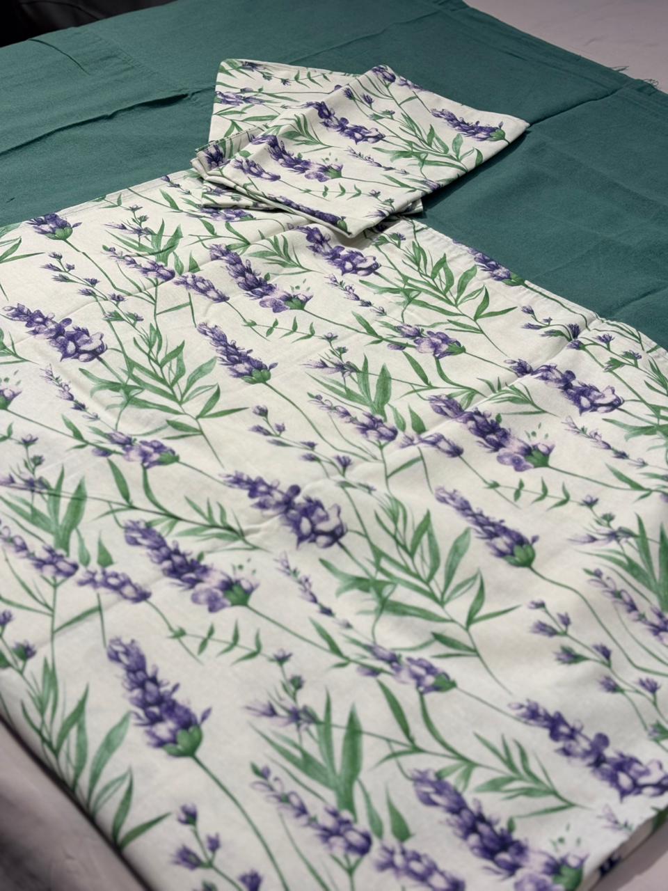 ELEGANT FLORAL BORDER BEDSHEET