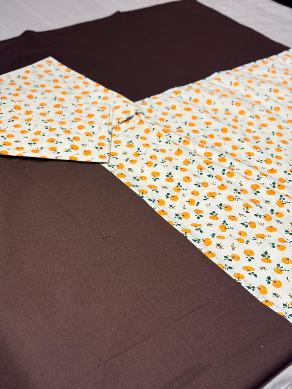 PUMPKIN PRINT BORDER BEDSHEET