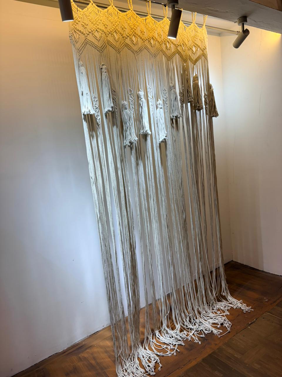 Boho Tassel Handwoven Macramé Curtain