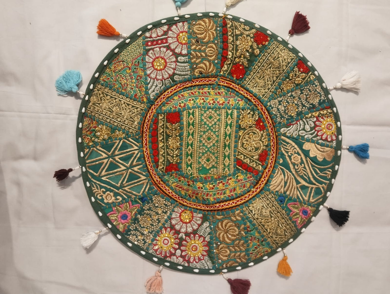 Royal Jaipur Embroidered Cushion Cover