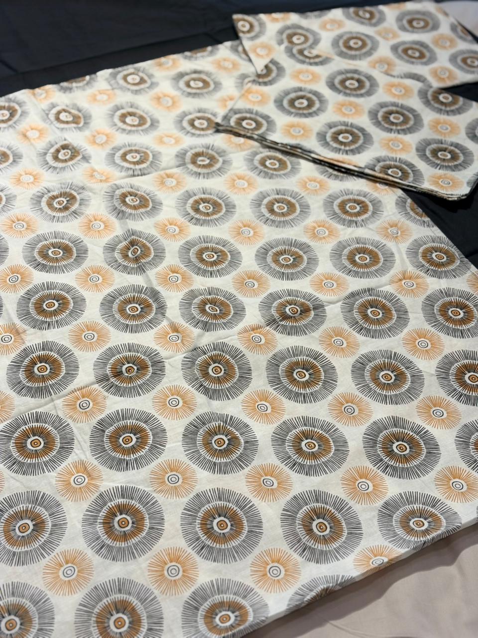 ELEGANT GEOMETRIC BORDER BEDSHEET