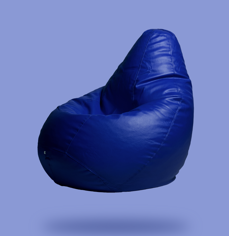 Navy Blue Classic Sac Bean Bag Cover Only