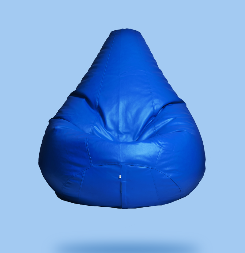 Ocean Blue Bean Bag with Beans