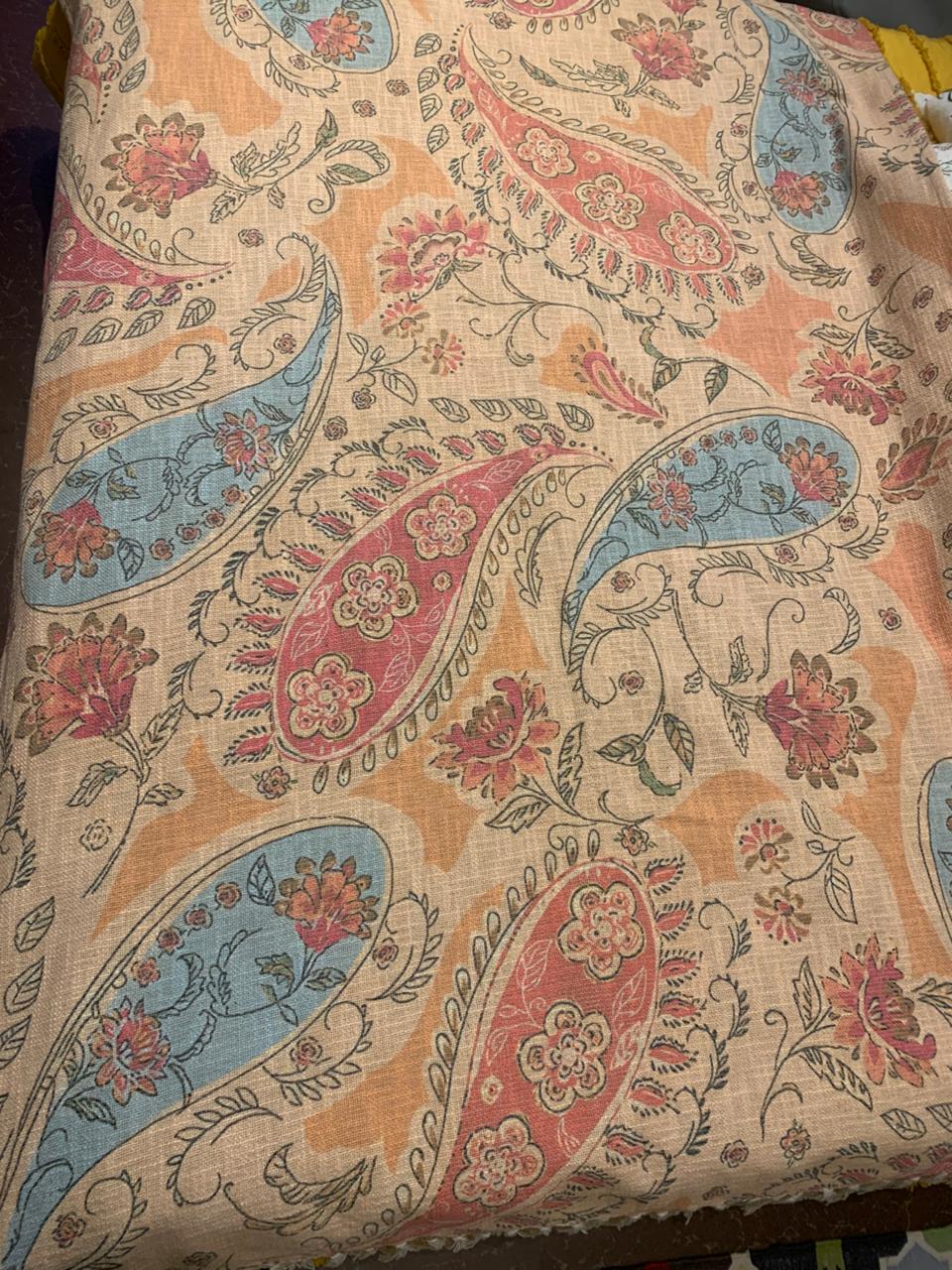 TRADITIONAL INDIAN KALAMKARI INSPIRED SOFA THROW