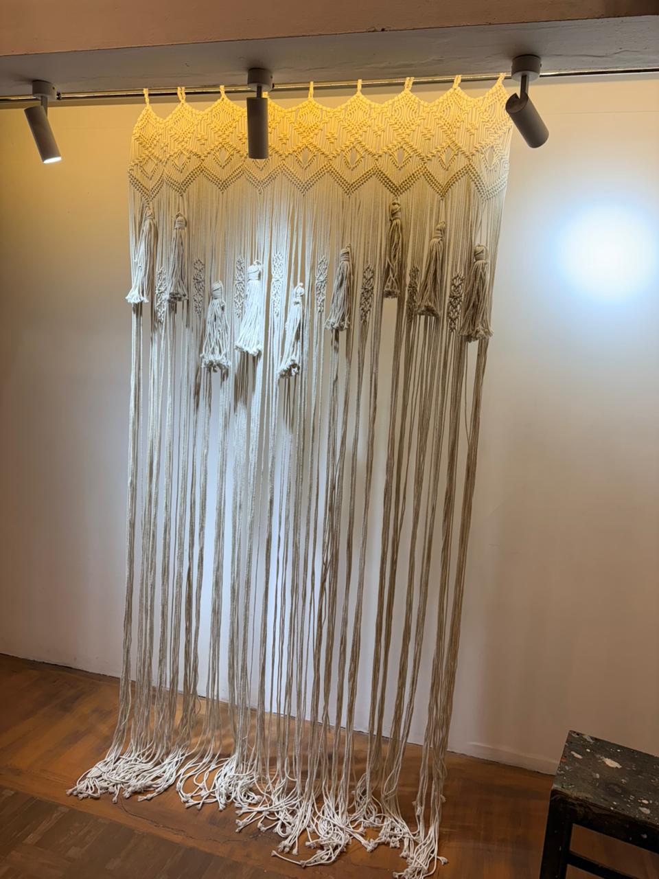 Boho Tassel Handwoven Macramé Curtain