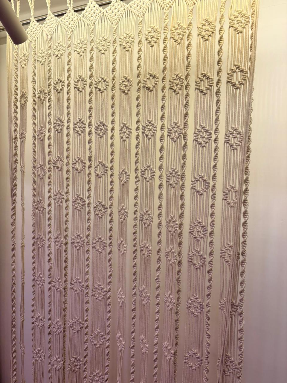 Boho Knot Elegance Macramé Curtain