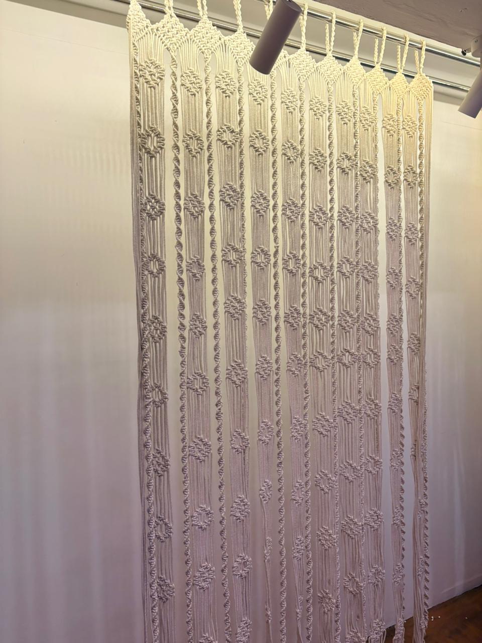 Boho Knot Elegance Macramé Curtain