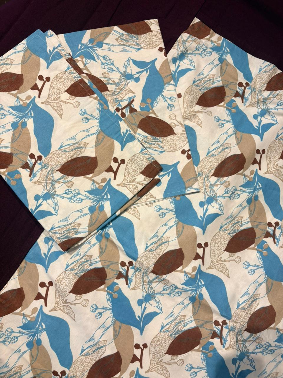 ELEGANT BIRD PRINT BORDER BEDSHEET